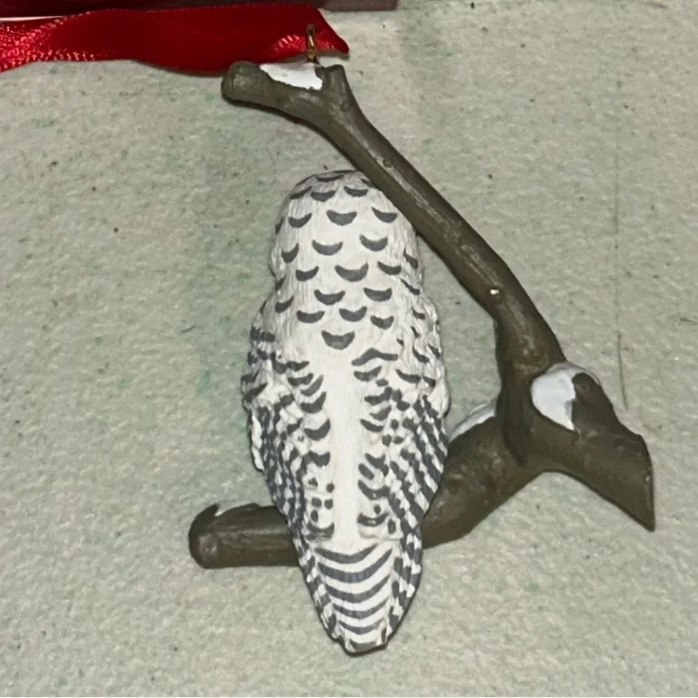 Hallmark White and Gray Owl Ornament
